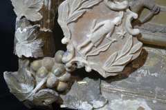 Antique mould to create laurel leaf