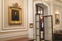 Restored frame hung at the Union League of Philadelphia