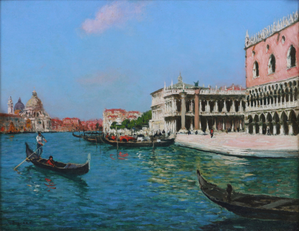 Gaston Hippolyte Ambroise Boucart painting of Venice buy European art online dealer