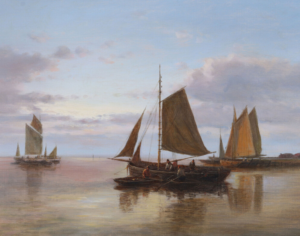 Abraham Hulk Snr marine painting buy Victorian art online dealer