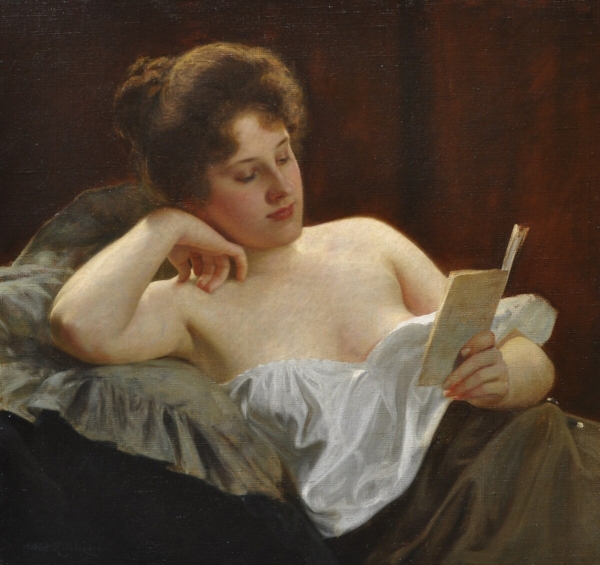 Albert Ritzberger A Lady Reading buy European fine art online