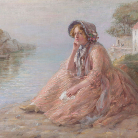 Arthur Percy Dixon oil painting buy Victorian art online fine art dealer