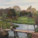 Claude Hayes oil painting buy modern British Victorian art online
