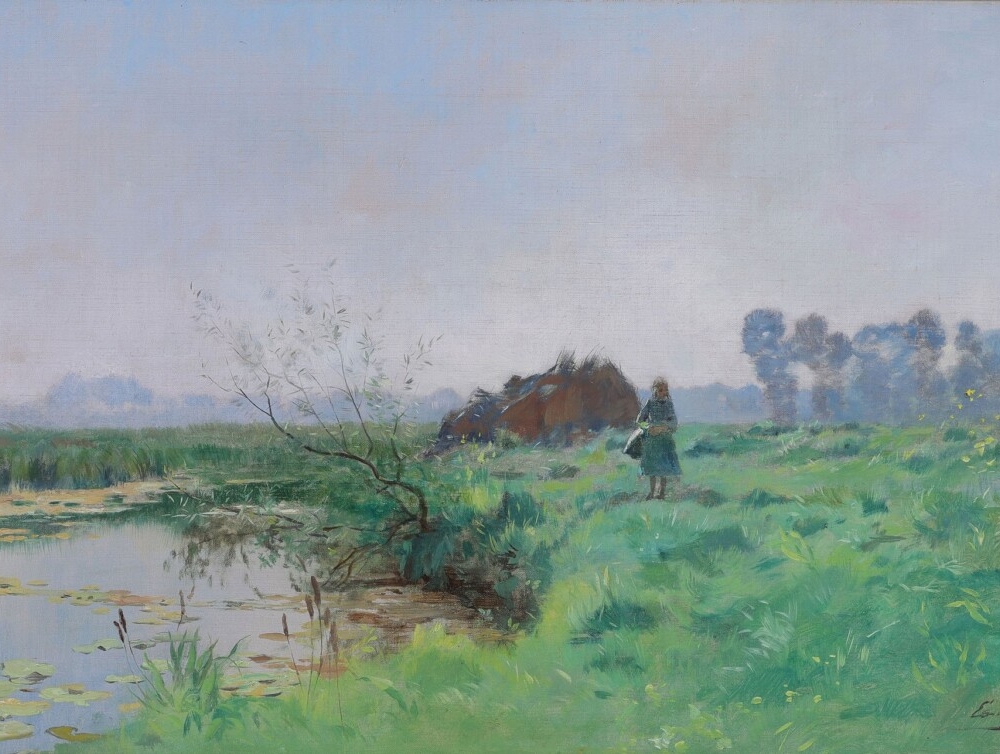 Edmond Yon painting buy European landscape art online