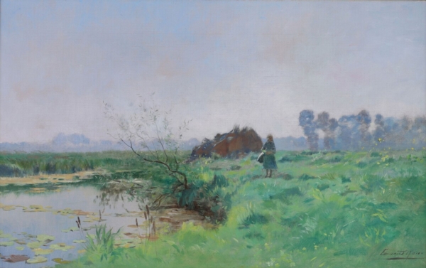 Edmond Yon painting buy European landscape art online