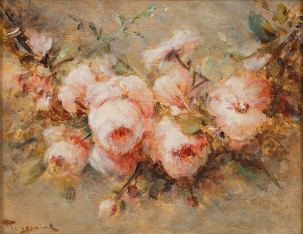 Fernand Toussaint A Garland of Roses buy European Impressionist art online