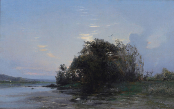 Francois Henri Nazon River Landscape buy European Art online