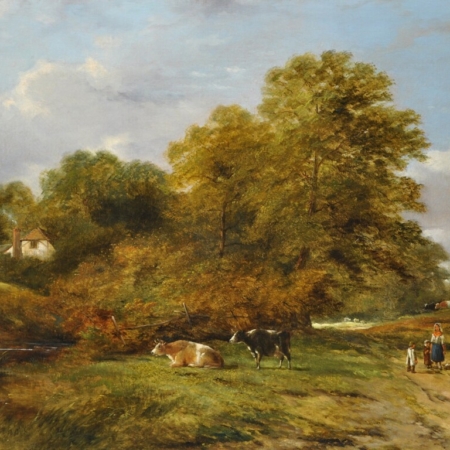 George Cole oil painting buy Victorian fine art online antique paintings