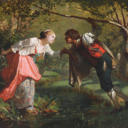 Gustave Brion oil painting buy European art online fine art dealers