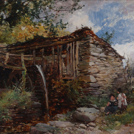 John Syer The Watermill buy Victorian art online paintings