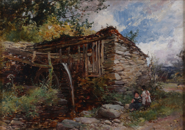 John Syer The Watermill buy Victorian art online paintings