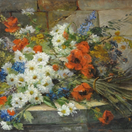 Louis De Ladevese-Cauchois oil painting of flowers buy European art online