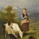 Louis Lasselle The Goat Herder oil painting buy Europea art online