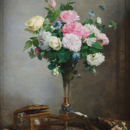 Paul Claude Jance oil painting of flowers buy European art online
