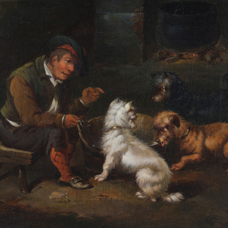 Paul Jones dogs painting buy Victorian art online