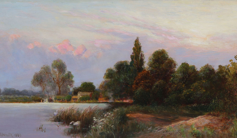 Walter Goldsmith landscape oil painting buy Victorian art online