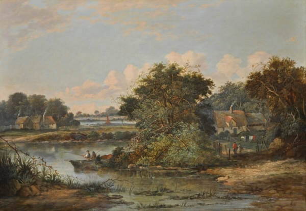 Walter J Williams Fishing On The River buy Victorian art online