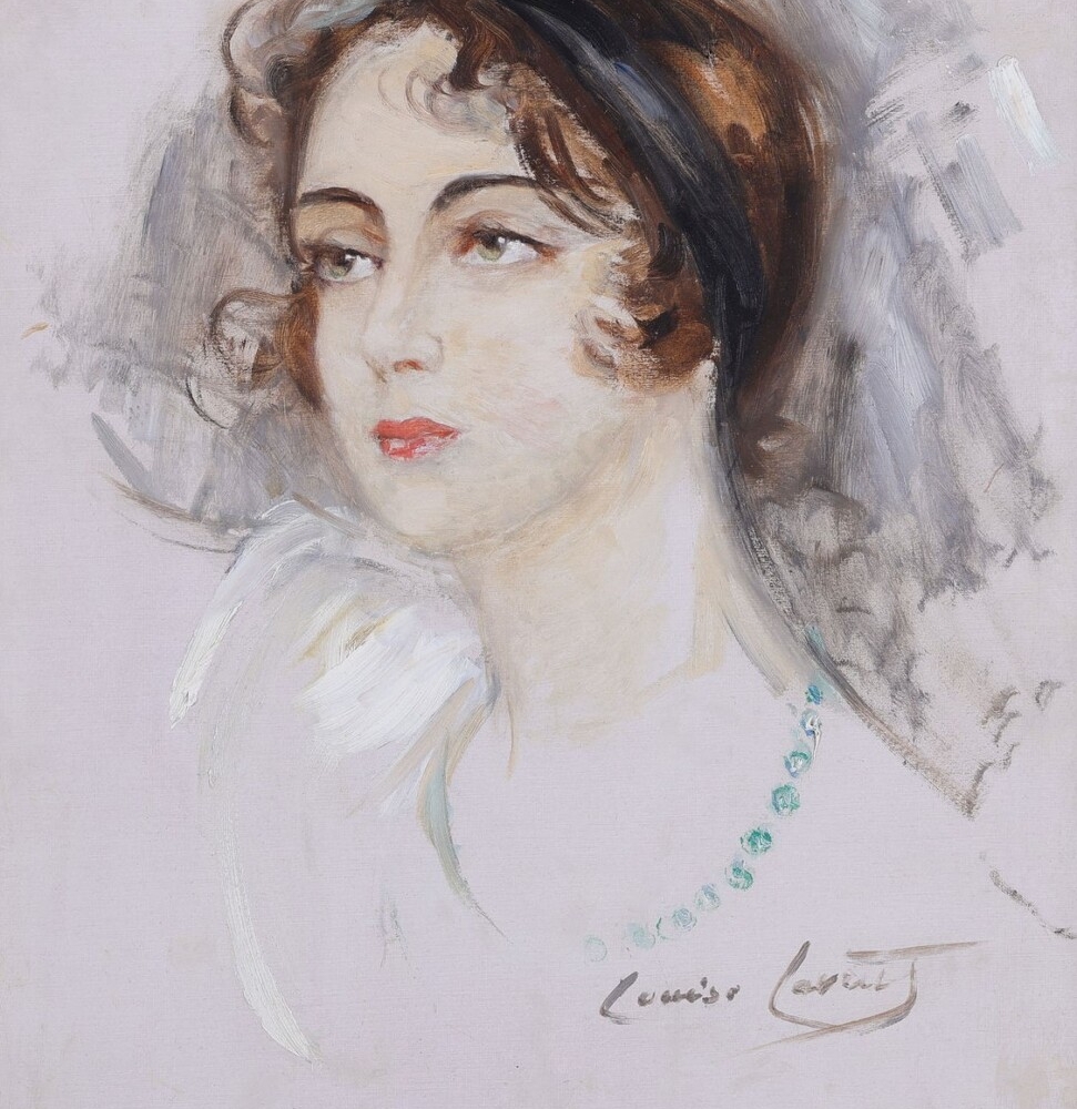 Louis Lavrut portrait painting buy Impressionist European art online