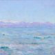 Les Alpes Vues De La Mer Julien Gagliardini impressionist oil painting for sale