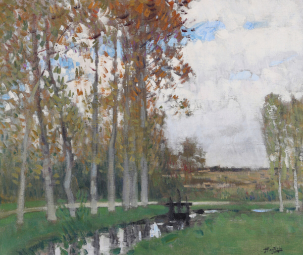 River Scene Montezin painting buy european impressionist art online