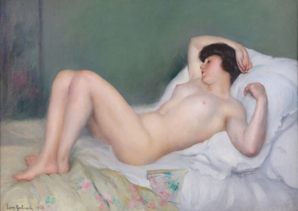 Leon Galand reclining nude buy European fine art online painting