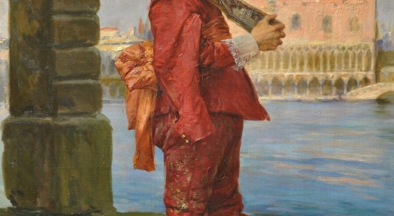 buy European art online A Venetian Guard