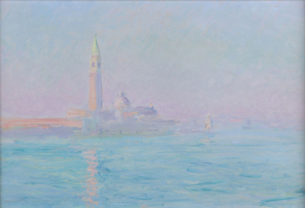 buy impressionist European marine art online Andre Barbier - A view of the Grand Canal Venice