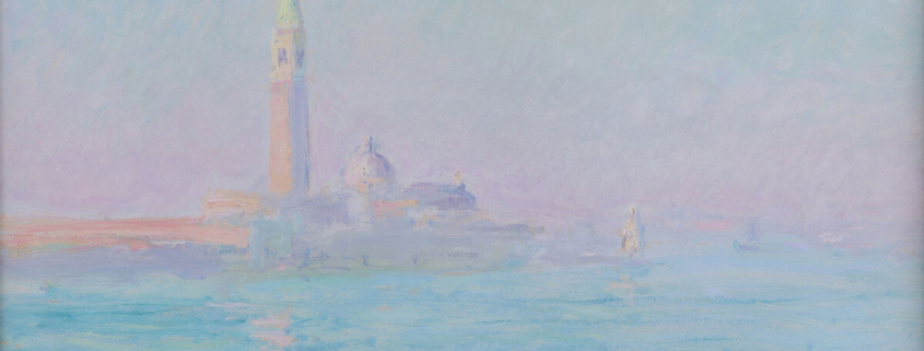 buy impressionist European marine art online Andre Barbier - A view of the Grand Canal Venice