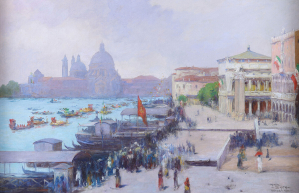 Moore Smith American artist buy Impressionist art online Venice paintings