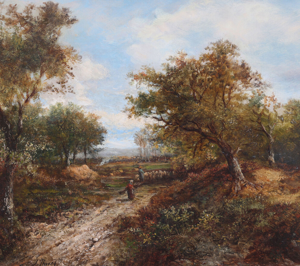 Joseph Thors oil painting buy Victorian art online