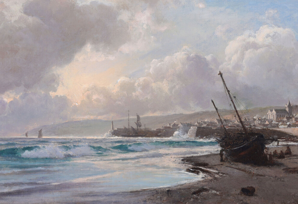 Lauritz Bernhard Holst painting buy European marine art online