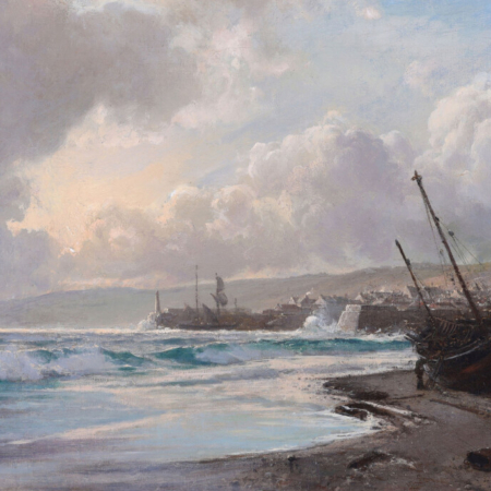 Lauritz Bernhard Holst painting buy European marine art online