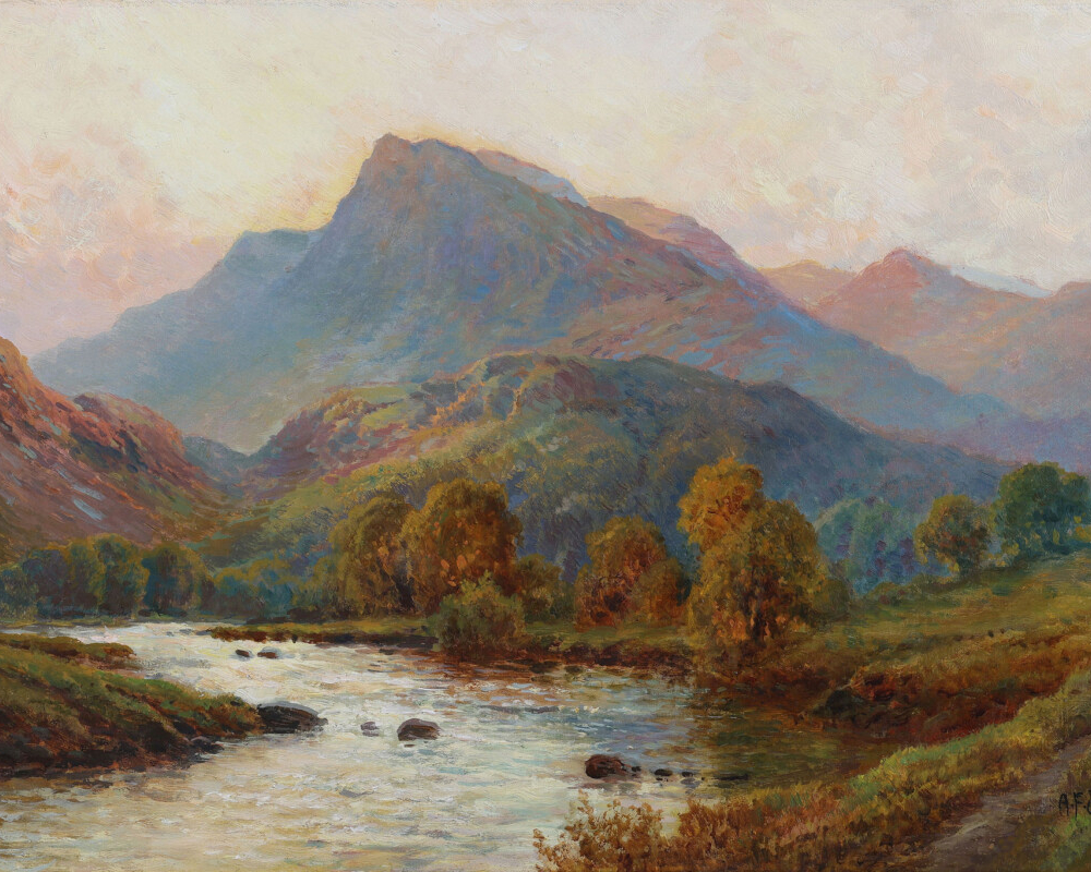 Alfred De Breanski Jnr oil paintings buy Victorian landscape paintings online art dealer
