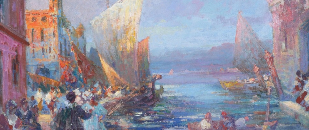 Gabriel Griffon painting of Venice buy Impressionist art online